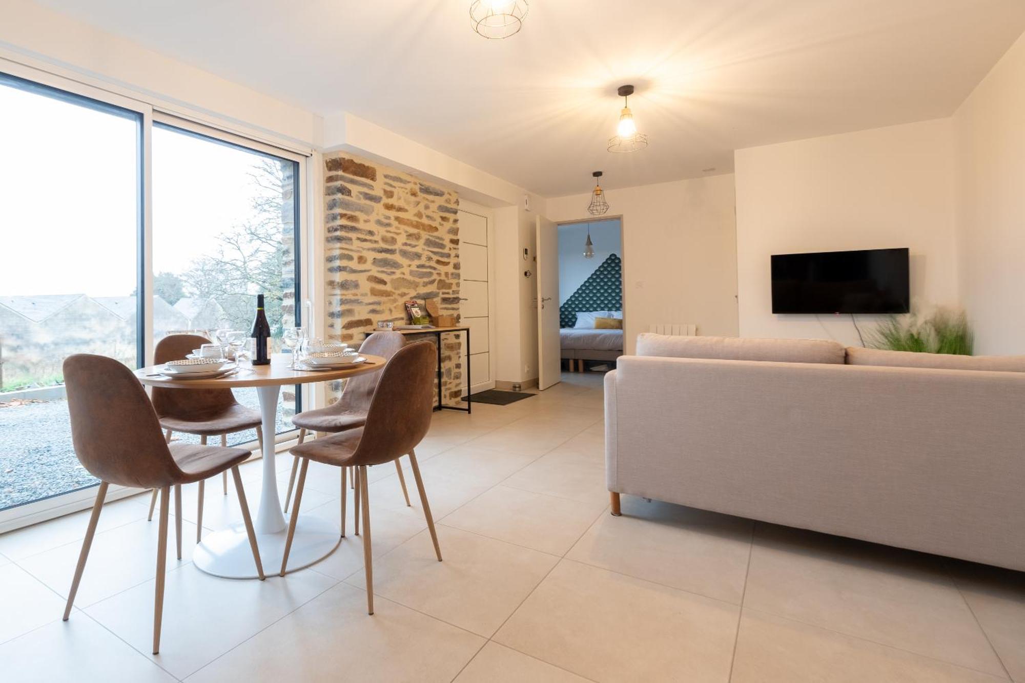 Appart Hotel La Gacilly-Centre Ville-Spa-Parking Exterior foto